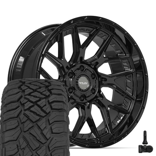 4pl28 black 22x10 wheels - 22x10,